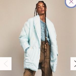 NWT FREE PEOPLE Ella Mint Puffer